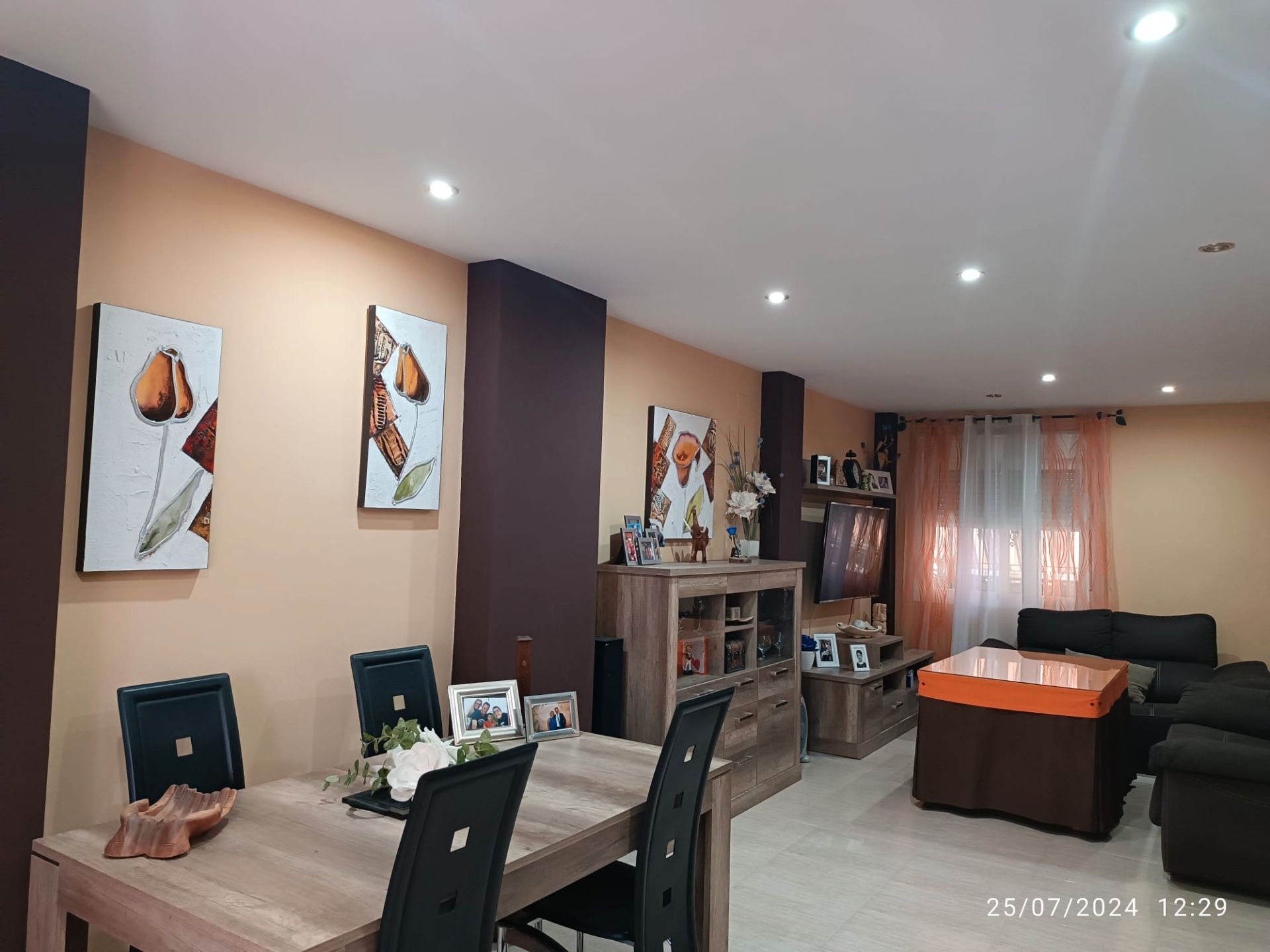 Dining room of Single-family semi-detached for sale in Cijuela  with Air Conditioner, Terrace and Furnished