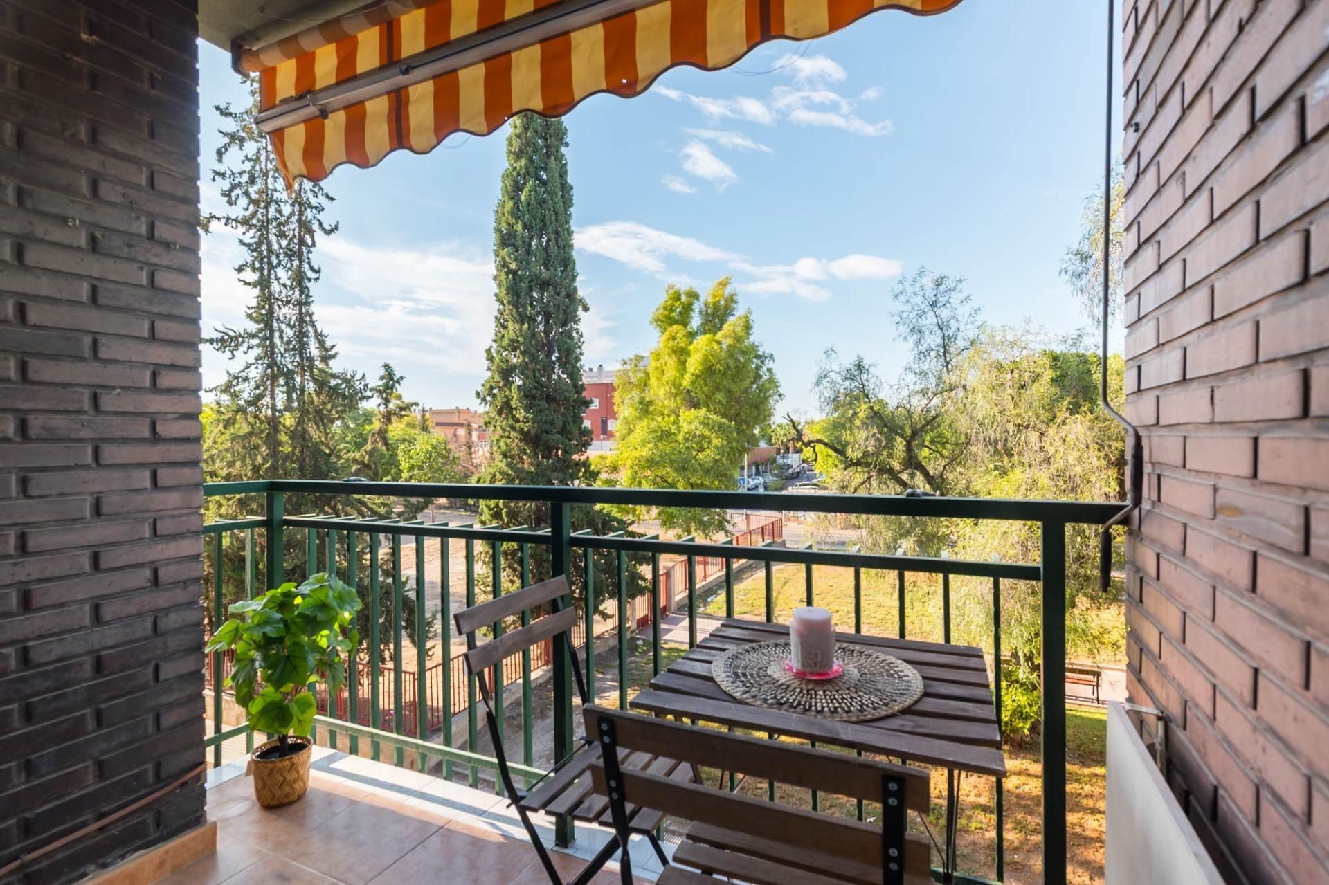 Balcony of Flat for sale in  Murcia Capital  with Air Conditioner, Terrace and Storage room