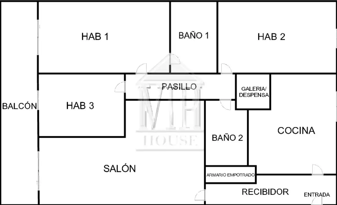 Piso en venta en Badalona con Aire acondicionado, Calefacción y Parquet