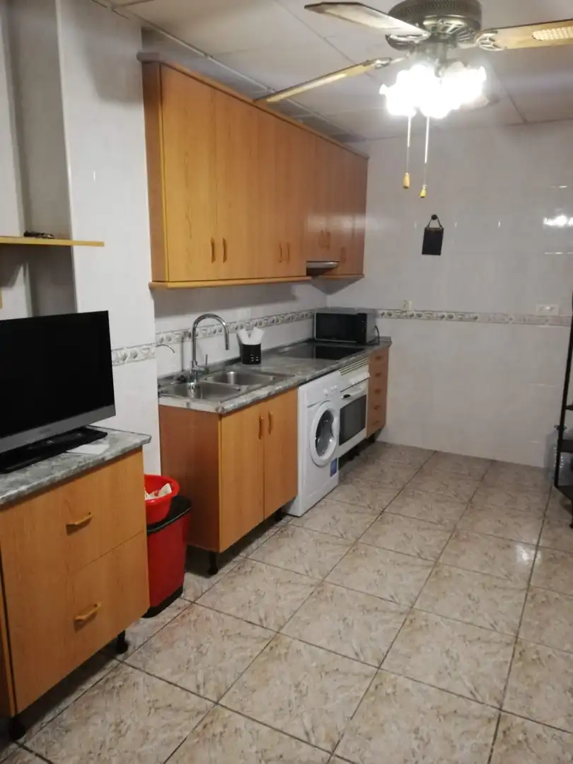 Cuina de Casa o xalet en venda en Cartagena amb Jardí privat, Terrassa i Moblat