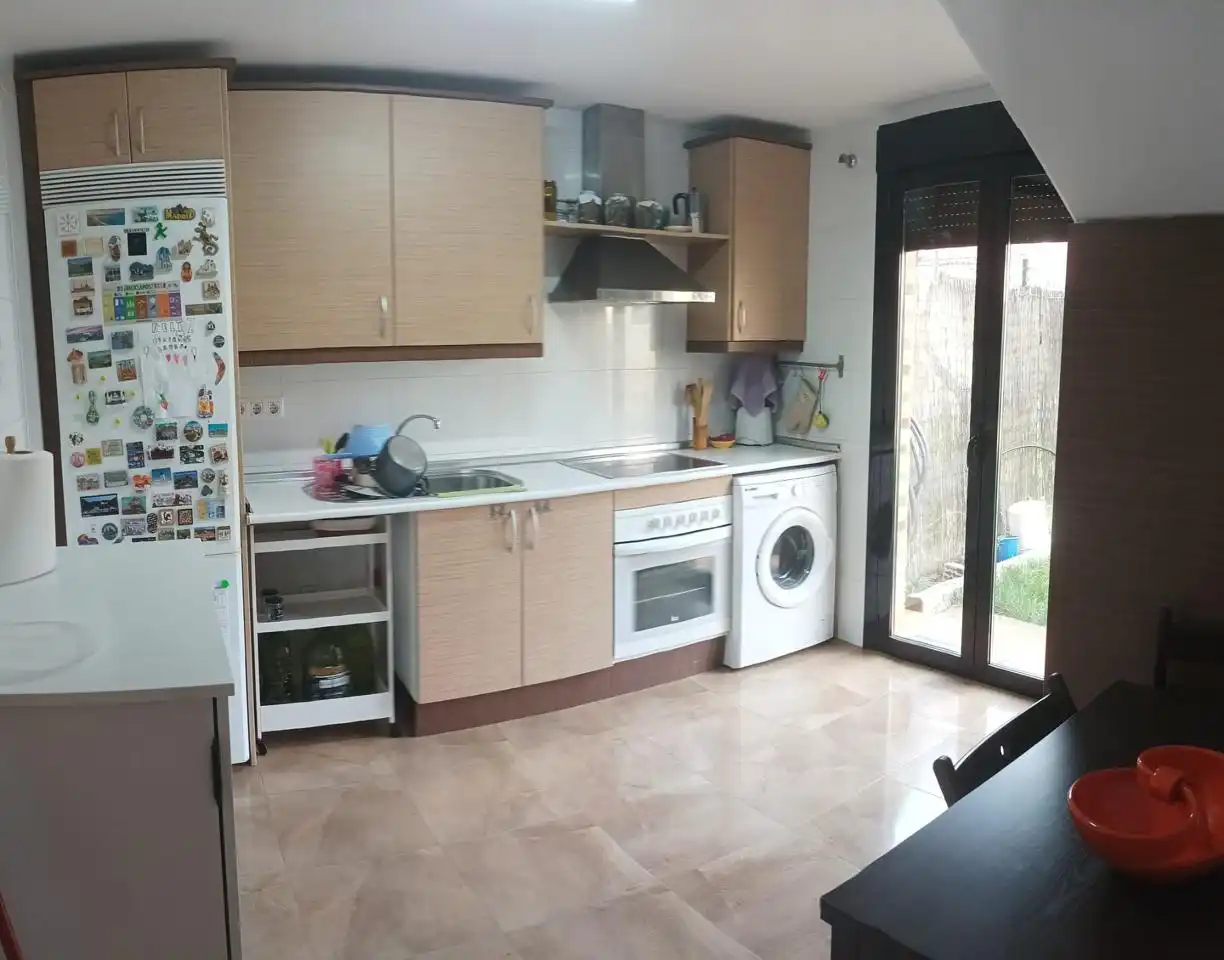Cocina de Casa adosada en venta en Paracuellos de Jiloca con Calefacción, Jardín privado y Terraza