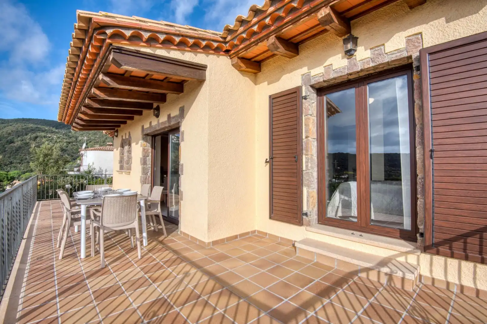 Terrassa de Casa o xalet en venda en Calonge i Sant Antoni amb Calefacció, Terrassa i Piscina