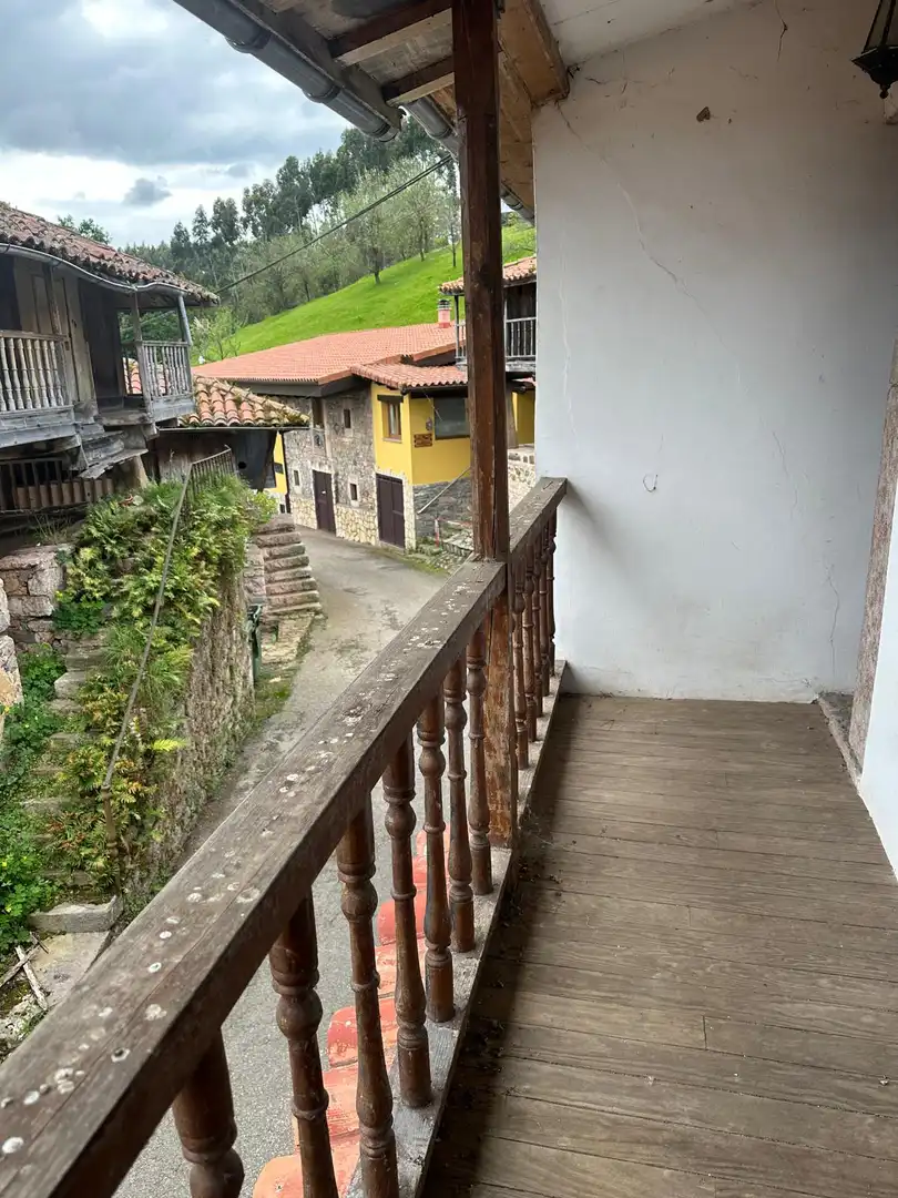 Balcony of Houses for sale in Castrillón  with Private garden and Balcony