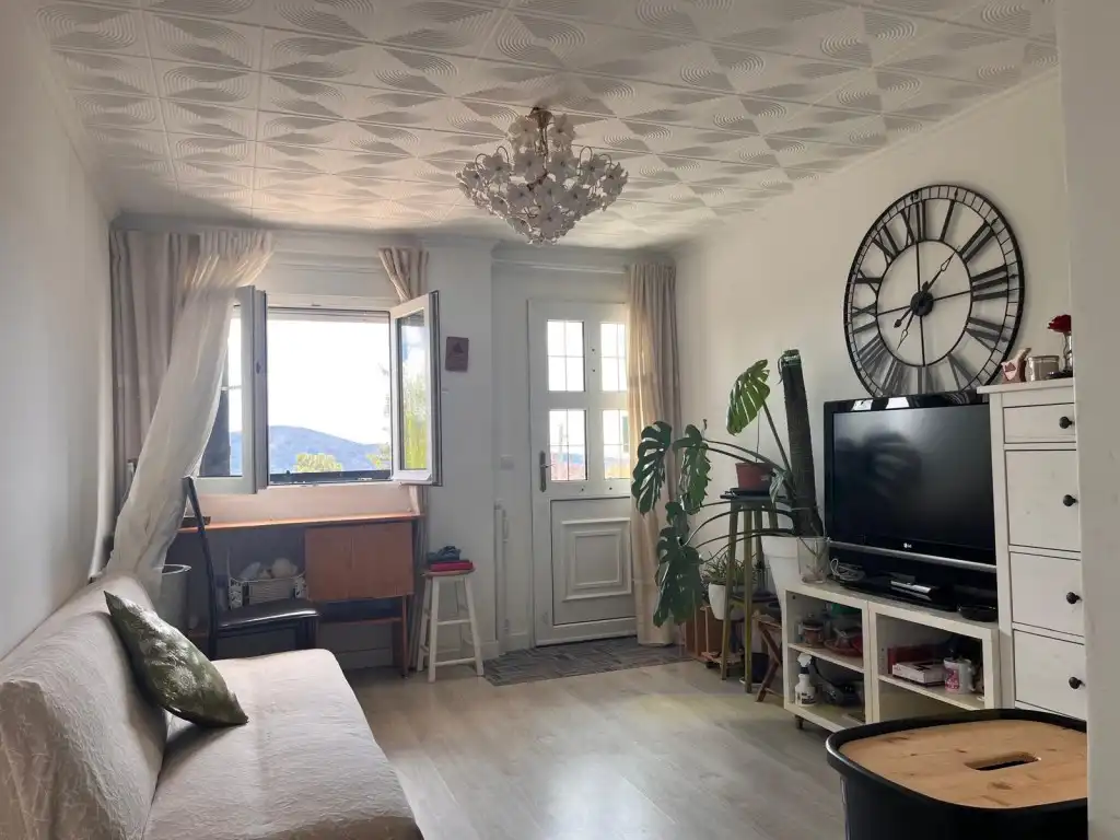 Sala de estar de Piso en venta en Santa María de la Alameda