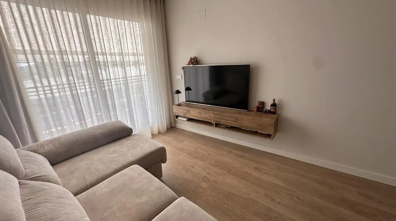 Sala de estar de Piso en venta en Monforte del Cid con Aire acondicionado, Calefacción y Terraza