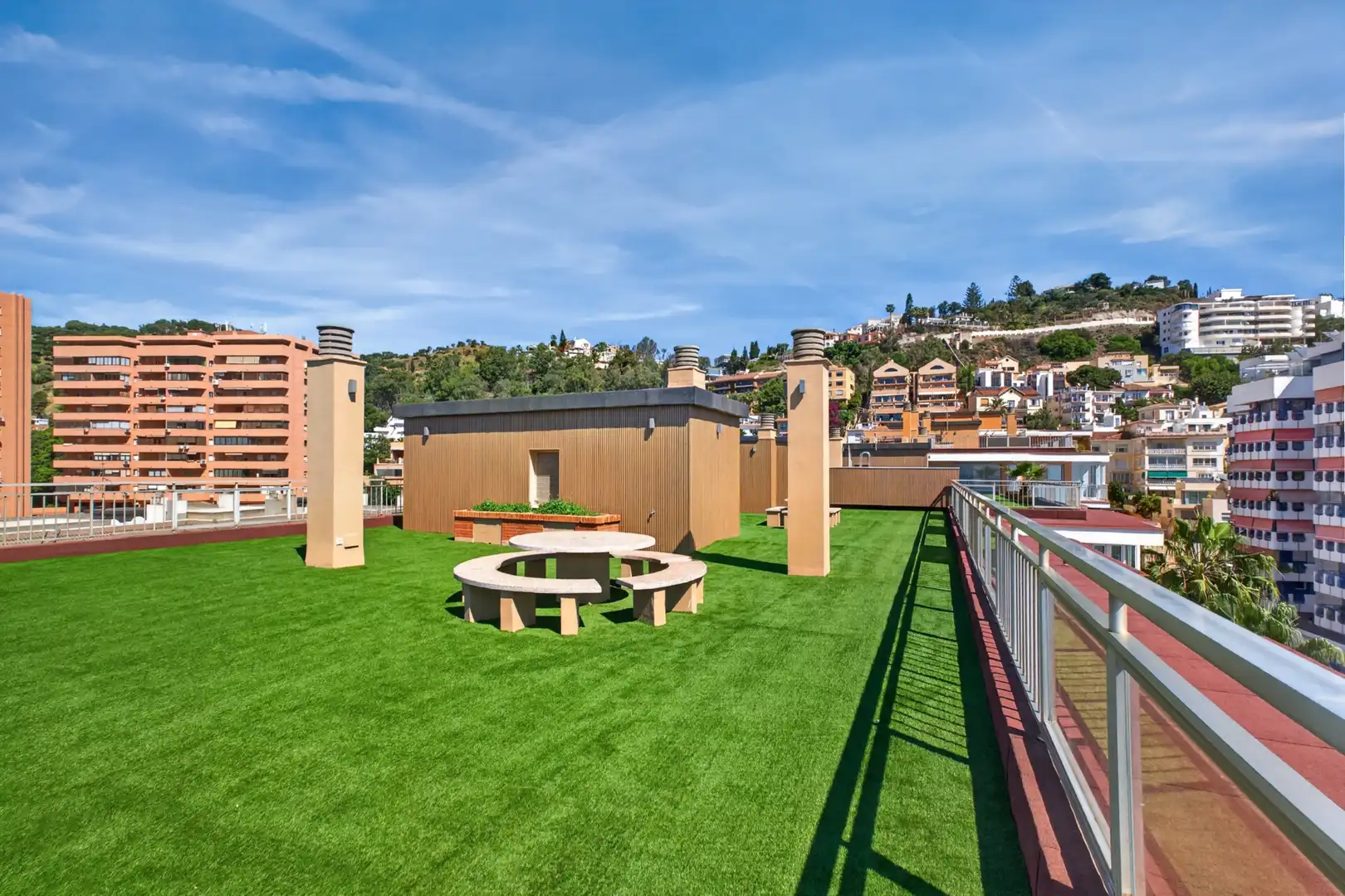 Terraza de Ático en venta en Málaga con Aire acondicionado, Terraza y Piscina