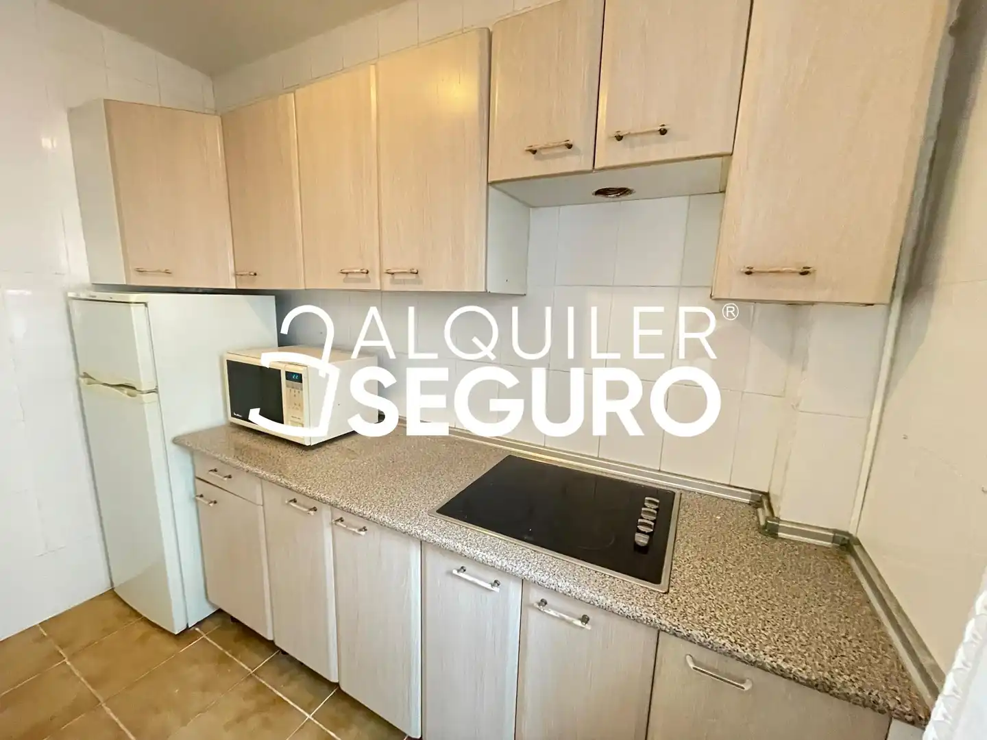 Cuina de Pis de lloguer en Madrid amb Aire condicionat, Calefacció i Terrassa