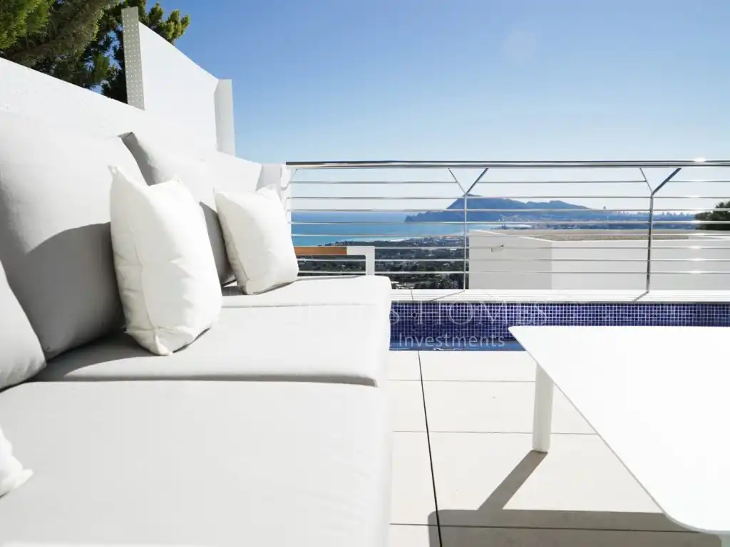 Terraza de Casa o chalet en venta en Altea con Piscina y Amueblado