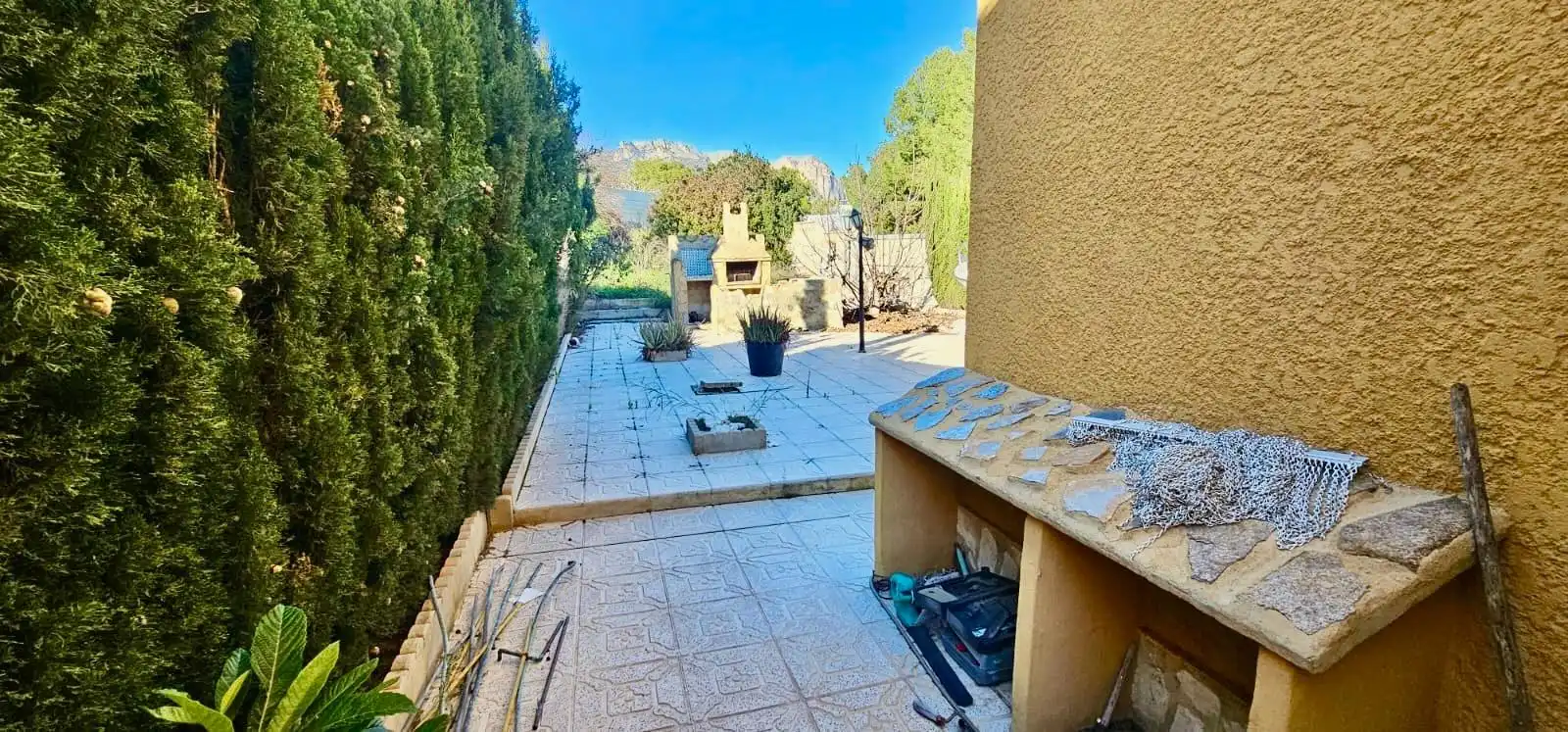 Terraza de Casa o chalet en venta en La Nucia con Aire acondicionado, Jardín privado y Terraza