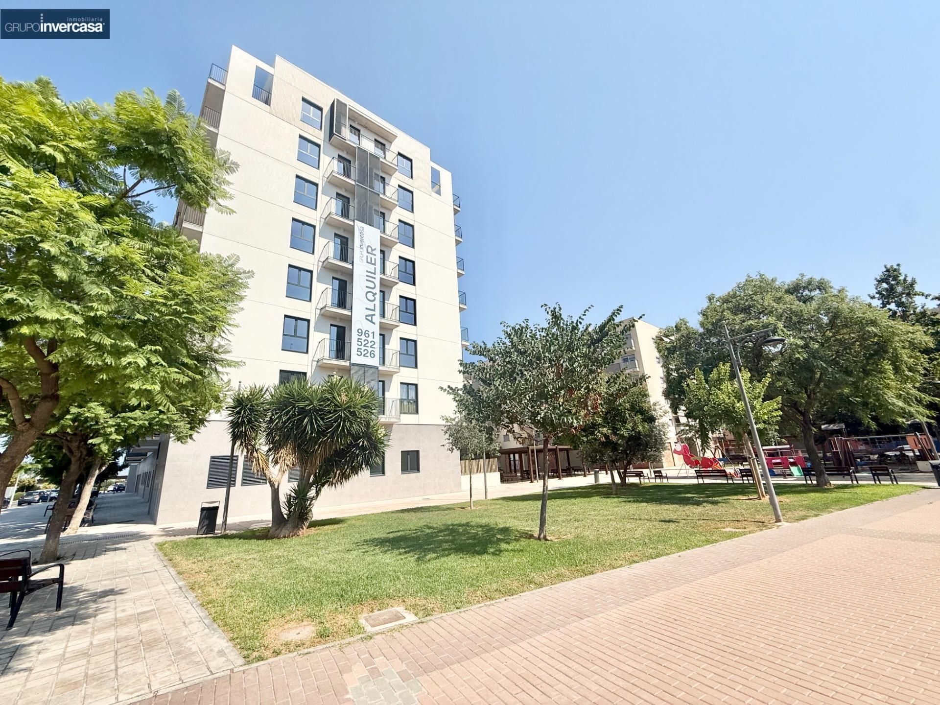 Exterior view of Flat to rent in Quart de Poblet  with Air Conditioner, Storage room and Balcony