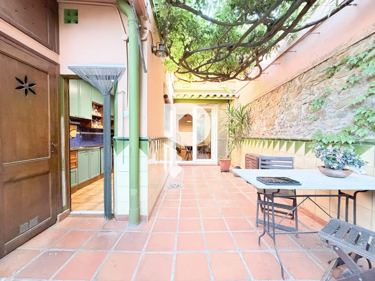 Terraza de Casa adosada en venta en Sant Vicenç Dels Horts con Aire acondicionado, Calefacción y Jardín privado