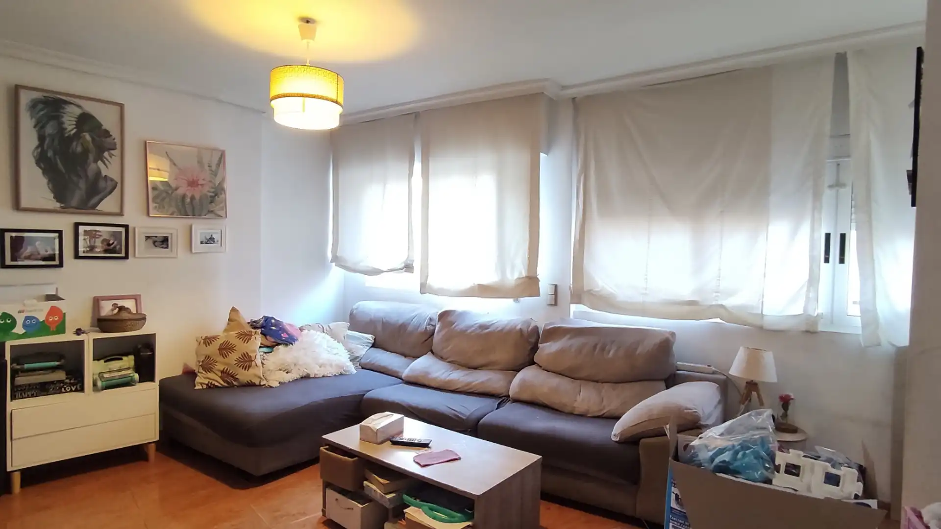 Sala de estar de Piso en venta en Villajoyosa / La Vila Joiosa con Amueblado