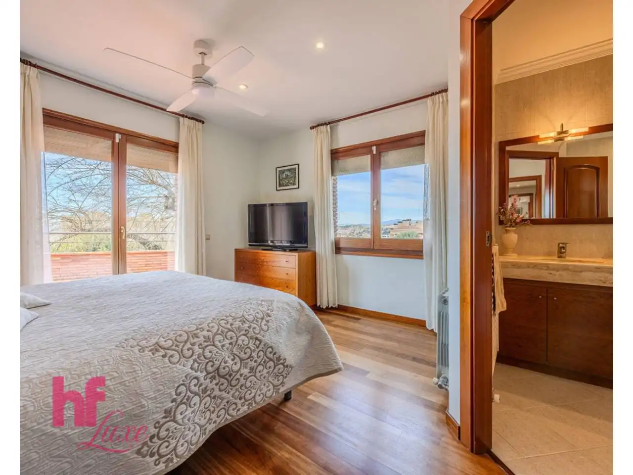 Schlafzimmer von Haus oder Chalet zum Verkauf in Granollers mit Heizung, Privatgarten und Parkett