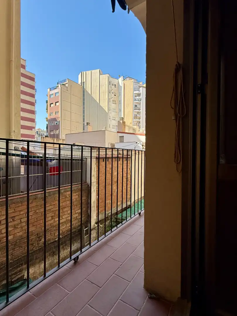 Balcony of Flat for sale in Barcelona  with Heating, Parquet flooring and Furnished