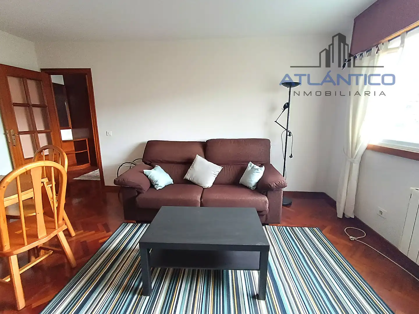 Sala de estar de Apartamento en venta en A Coruña Capital  con Calefacción, Trastero y Amueblado