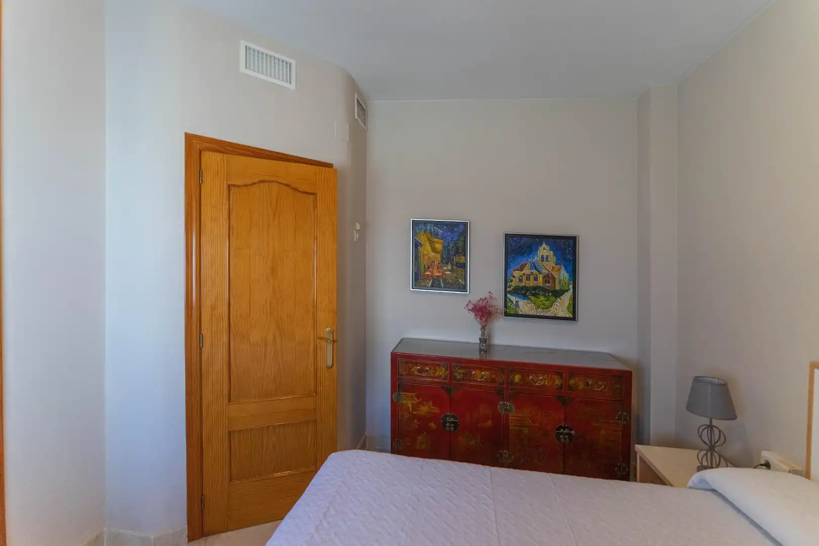 Bedroom of Flat for rent in Alhaurín El Grande  with Air Conditioner, Furnished and Balcony