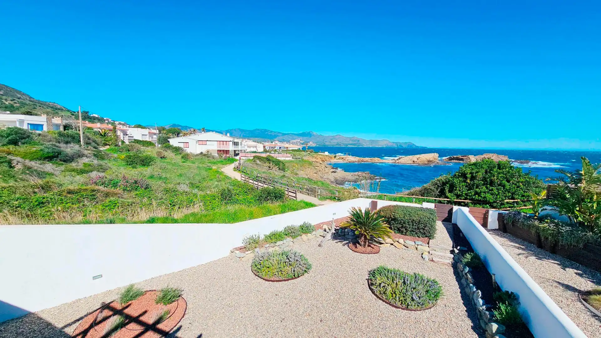Terraza de Casa o chalet en venta en El Port de la Selva con Aire acondicionado, Calefacción y Jardín privado