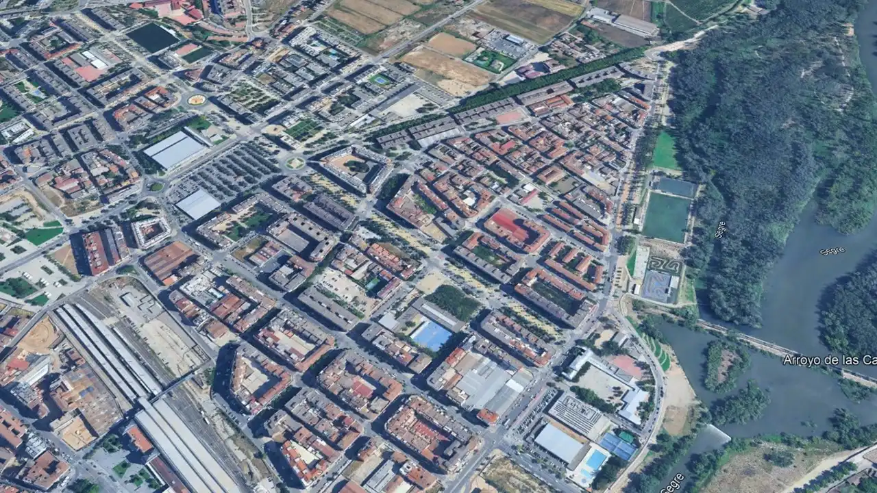 Vista exterior de Oficina en venda en Lleida