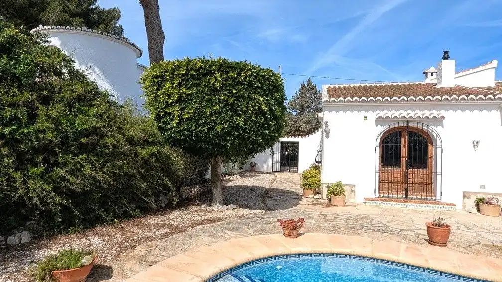 Garden of Houses for sale in Jávea / Xàbia  with Heating and Swimming Pool