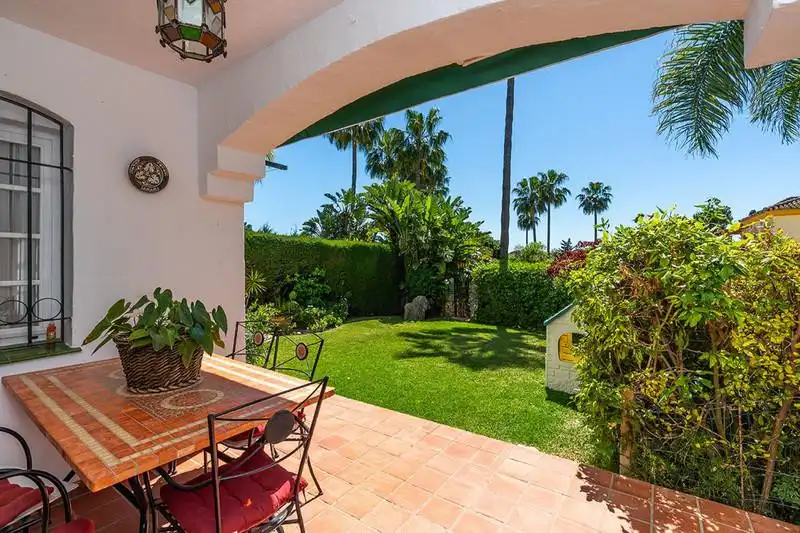 Garden of Detached homes for rent in Estepona  with Air Conditioner, Heating and Terrace