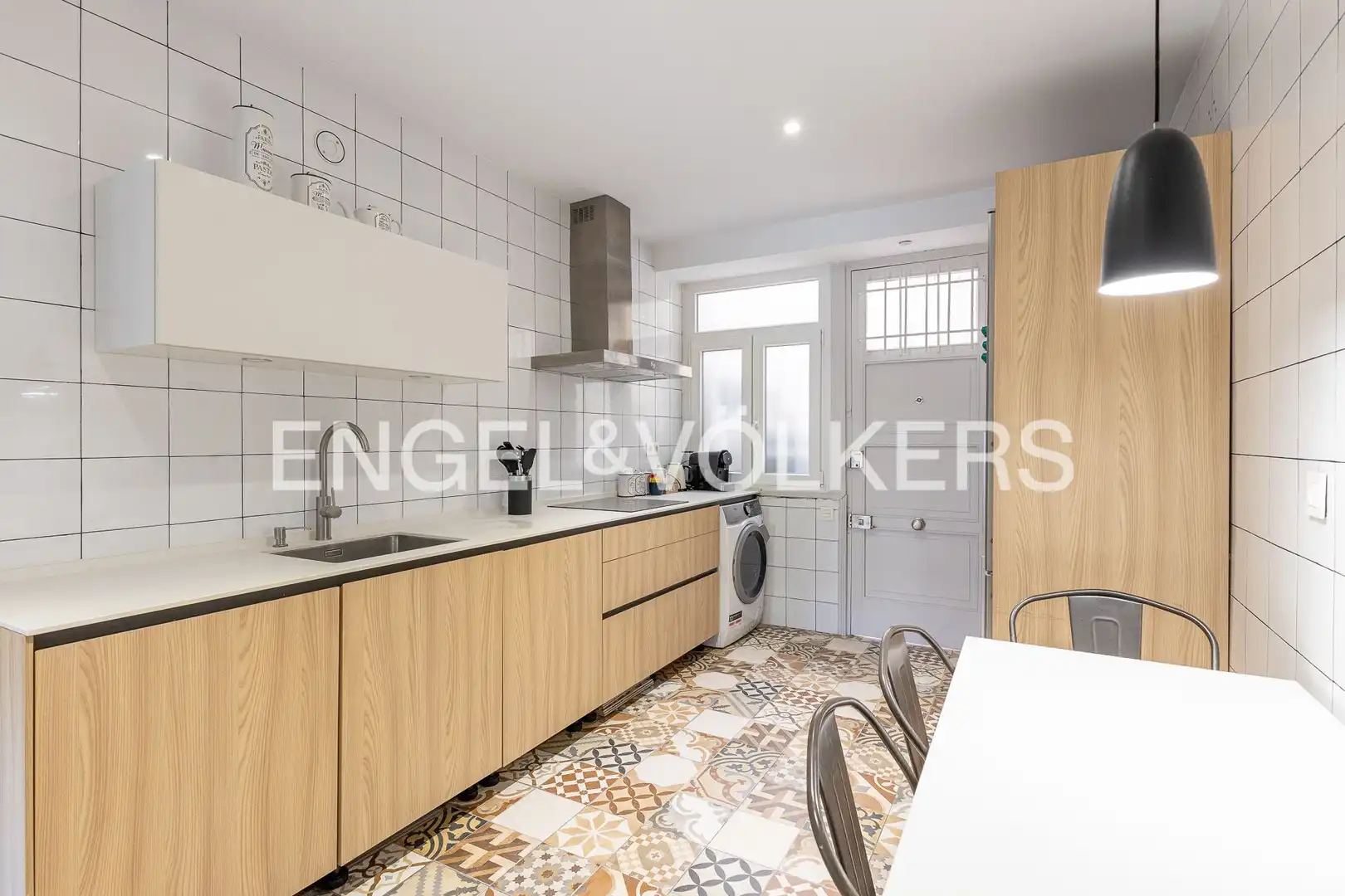 Cocina de Piso de alquiler en Madrid con Aire acondicionado, Calefacción y Terraza