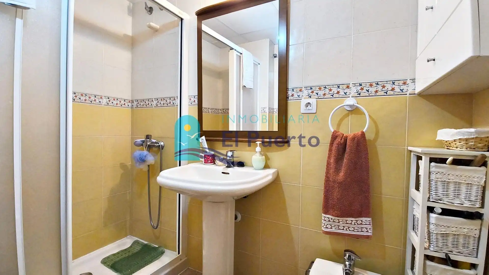 Baño de Apartamento en venta en Mazarrón con Aire acondicionado, Calefacción y Terraza