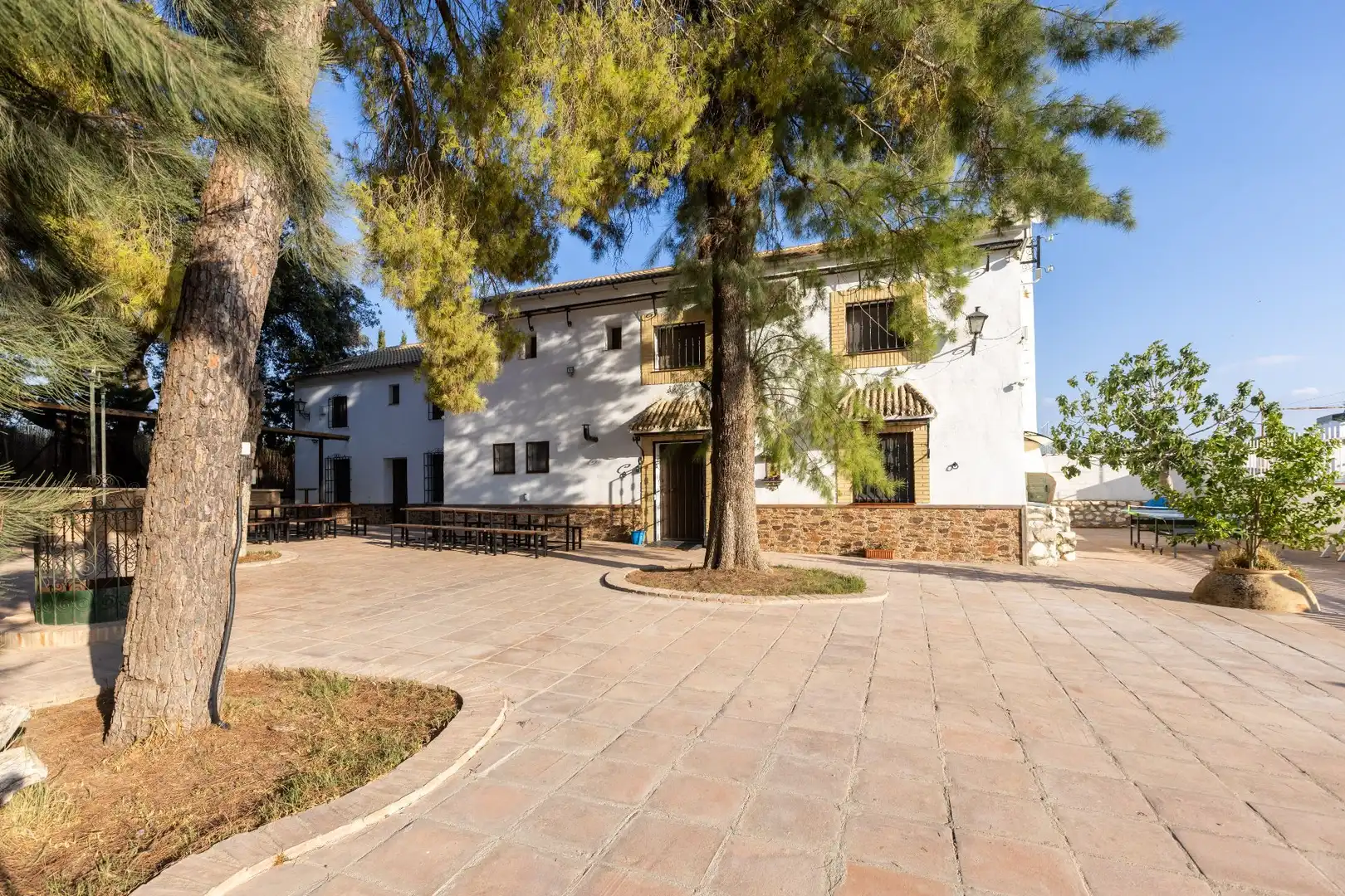 Exterior view of Country homes for sale in Gilena  with Air Conditioner, Heating and Private garden