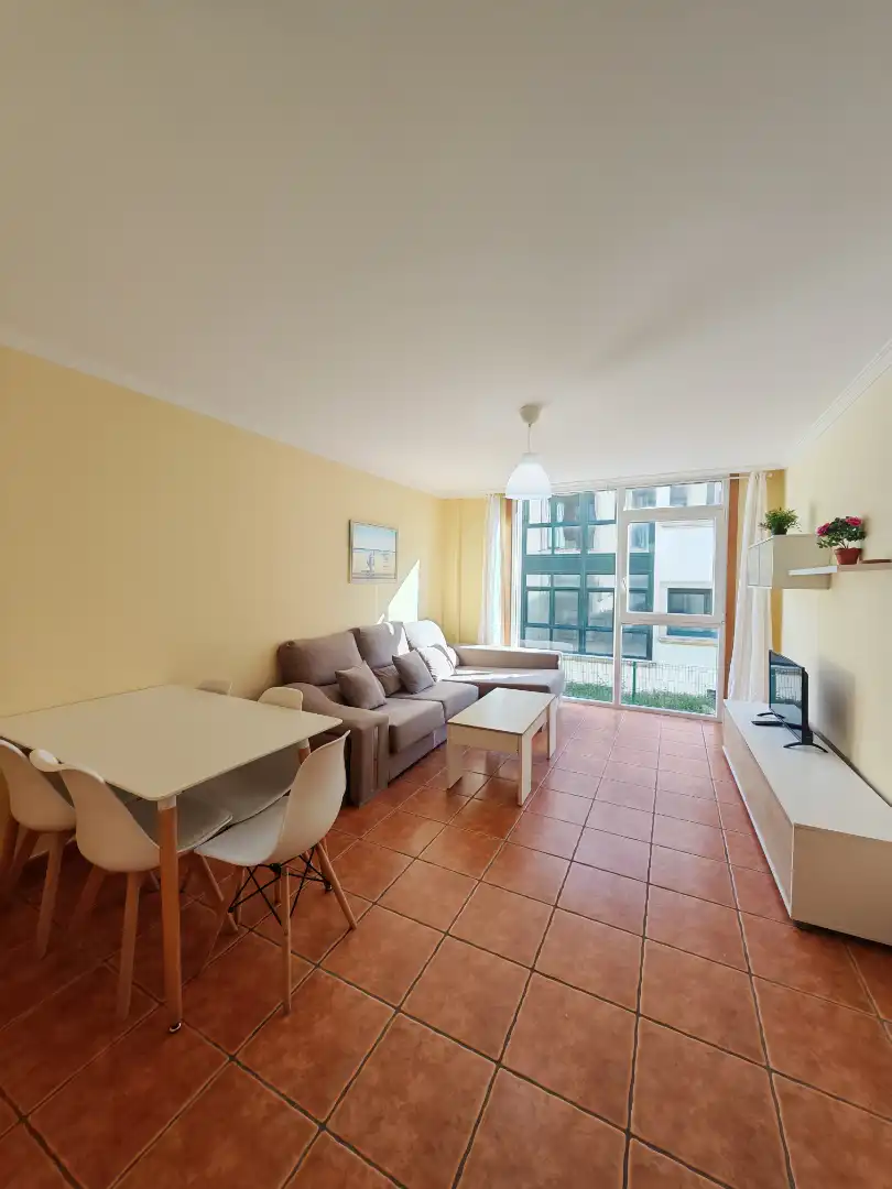 Living room of Flat for rent in Fisterra  with Storage room, Furnished and Oven