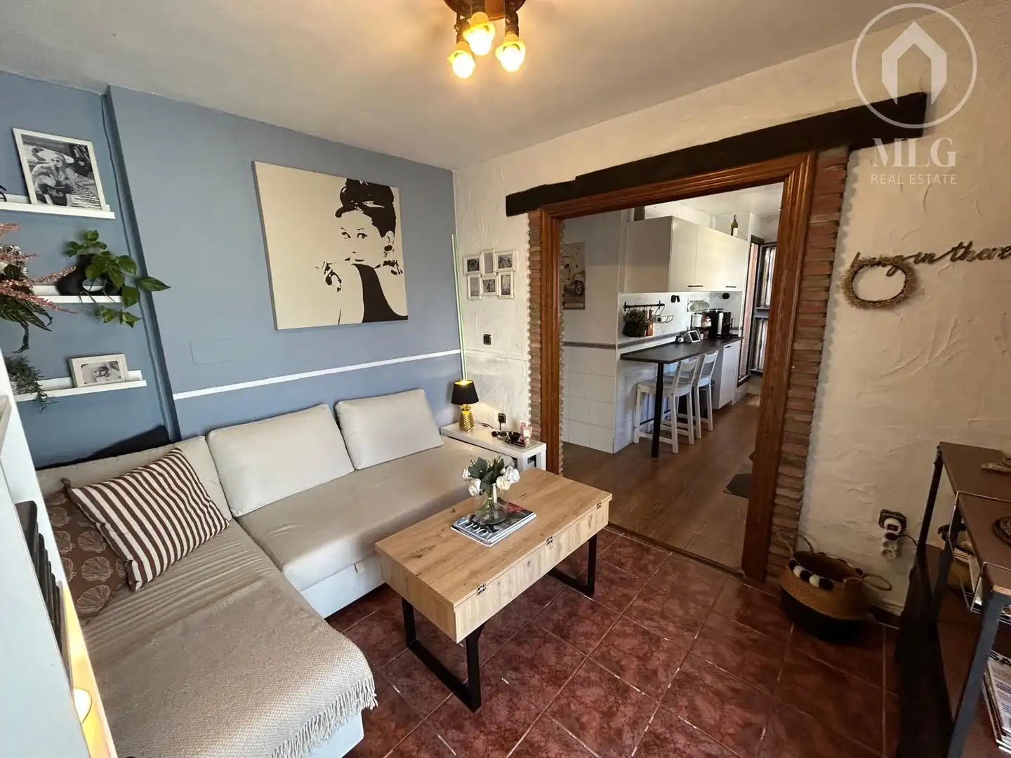 Sala de estar de Casa o chalet en venta en Málaga con Aire acondicionado, Terraza y Trastero