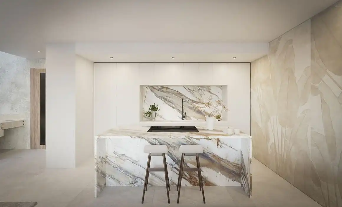 Cocina de Apartamento en venta en Benalmádena con Aire acondicionado, Terraza y Trastero