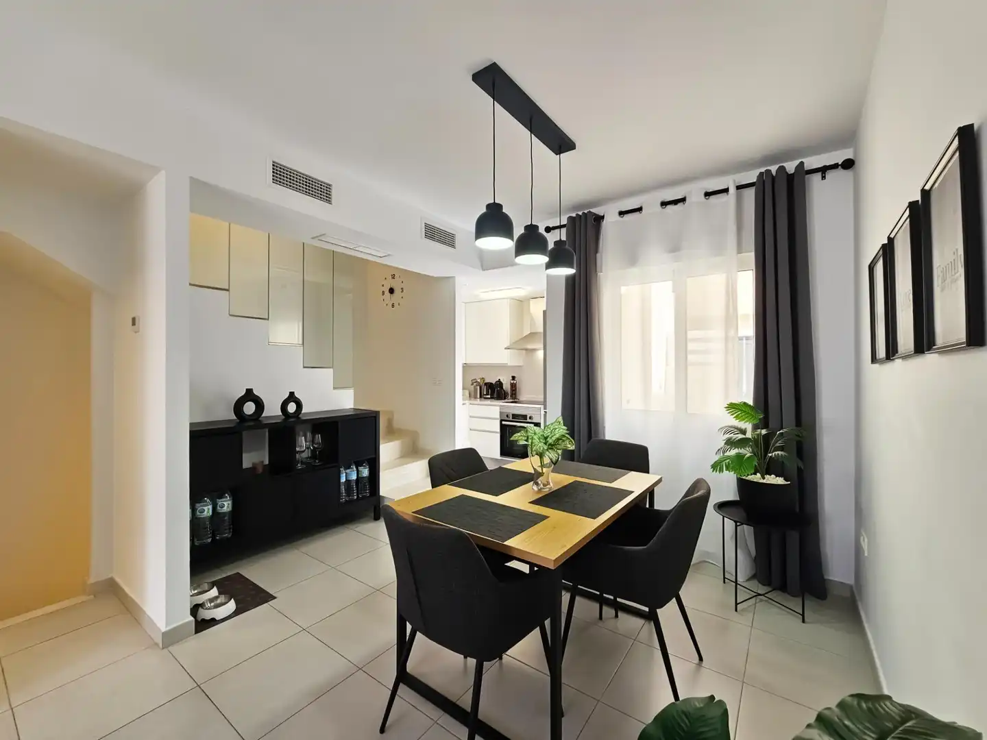 Dining room of Houses for rent in Santa Pola  with Air Conditioner, Heating and Private garden