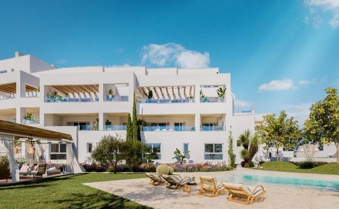 Exterior view of Apartment for sale in Marbella  with Air Conditioner, Private garden and Parquet flooring