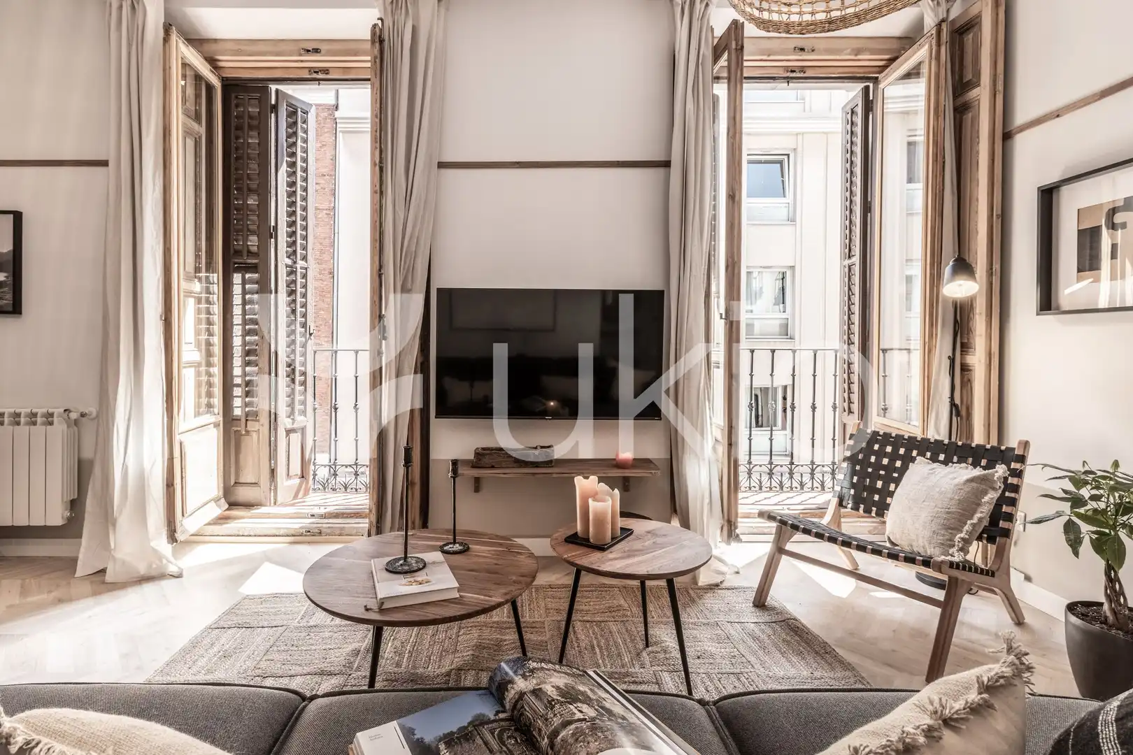 Sala de estar de Apartamento de alquiler en Centro