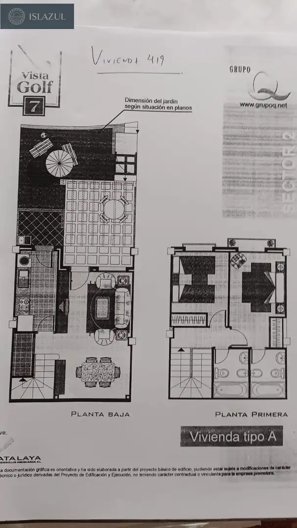 Einfamilien-Reihenhaus zum Verkauf in Islantilla mit Privatgarten, Terrasse und Abstellraum