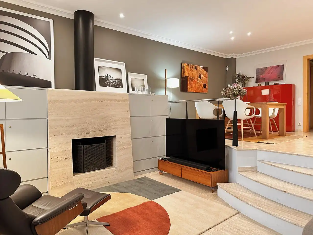 Sala de estar de Casa o chalet en venta en Teià con Calefacción, Jardín privado y Terraza
