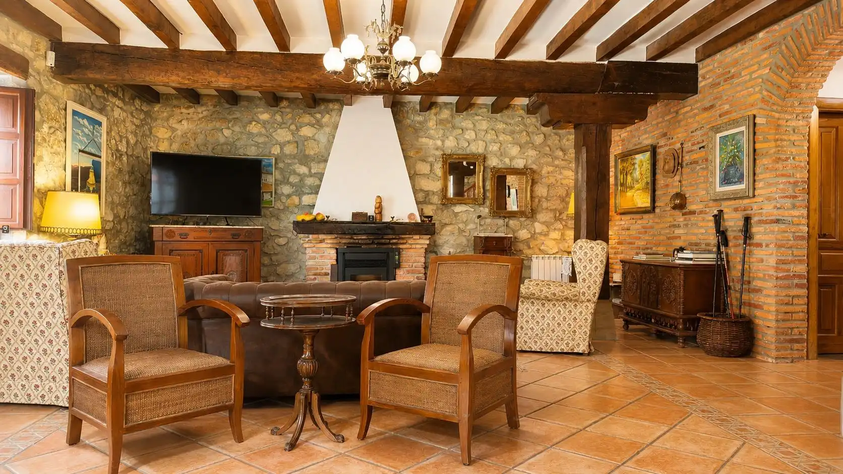 Living room of Houses for sale in Alfoz de Lloredo  with Heating, Private garden and Terrace