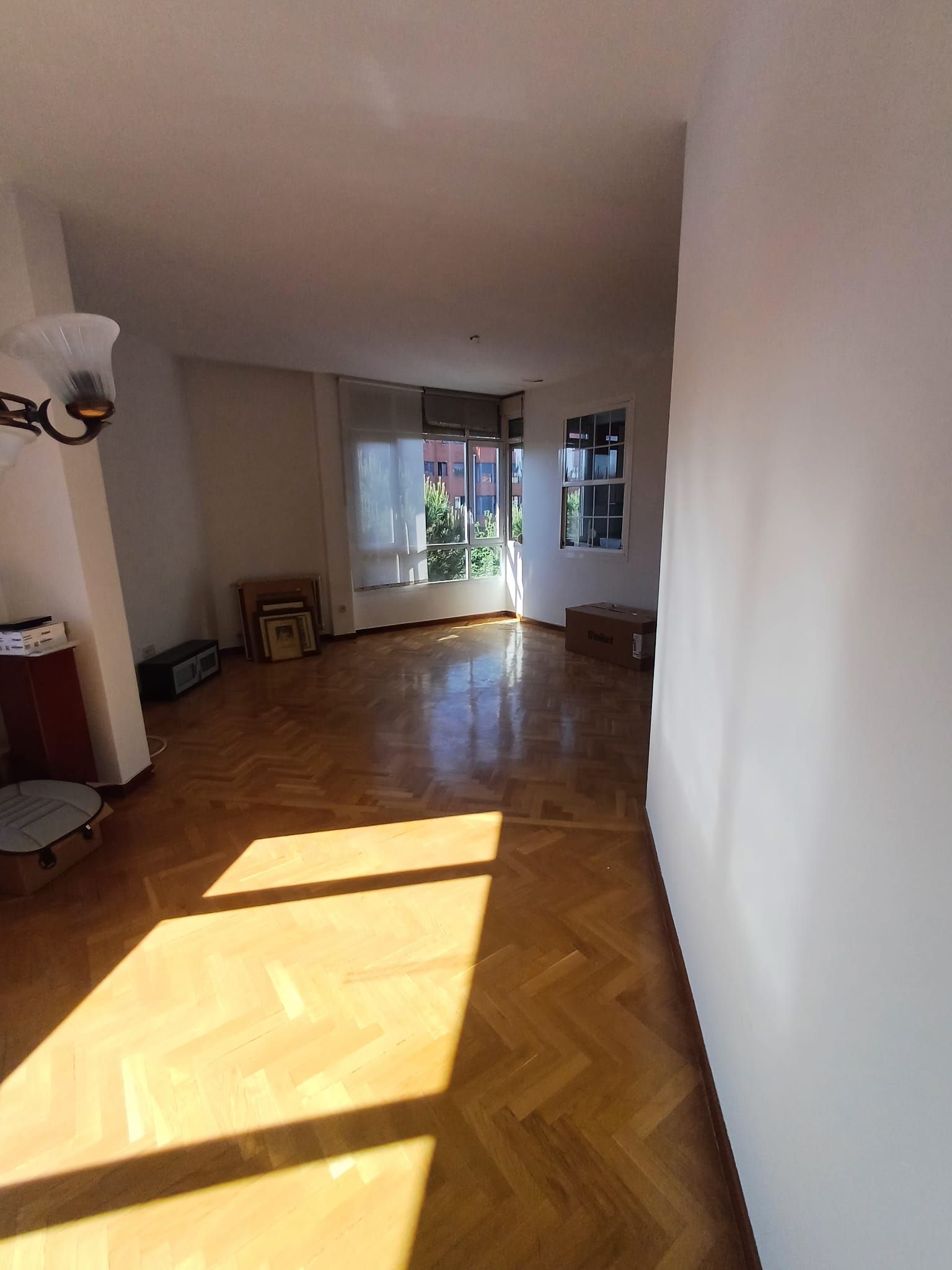 Sala d'estar de Dúplex de lloguer en  Madrid Capital amb Aire condicionat, Calefacció i Jardí privat