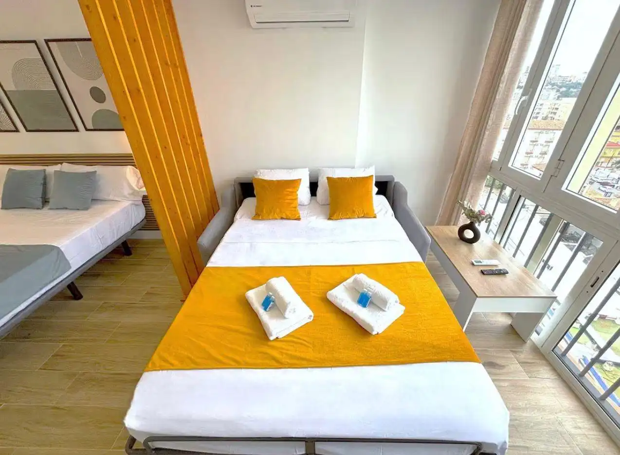 Schlafzimmer von Wohnung zum Verkauf in Torremolinos mit Klimaanlage