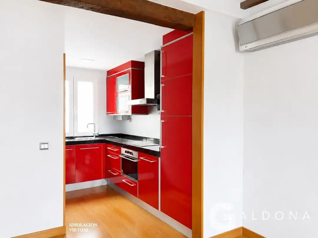 Cuina de Pis en venda en Donostia - San Sebastián  amb Aire condicionat, Calefacció i Moblat