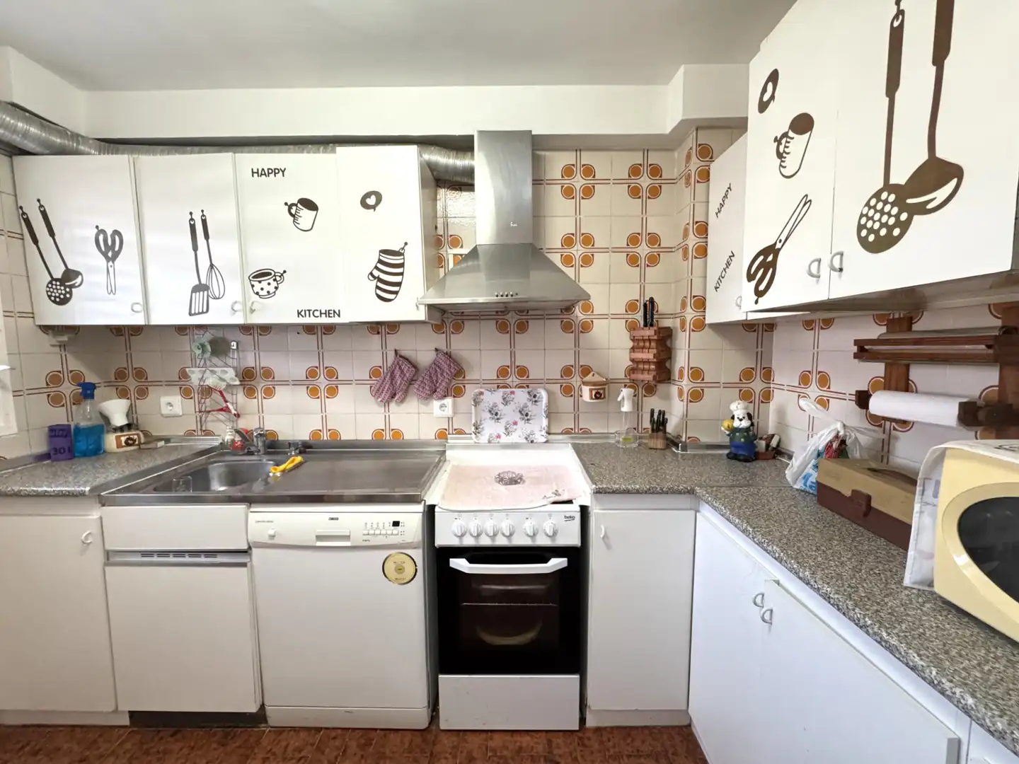 Kitchen of Flat for sale in Santa Susanna  with Terrace, Furnished and Balcony