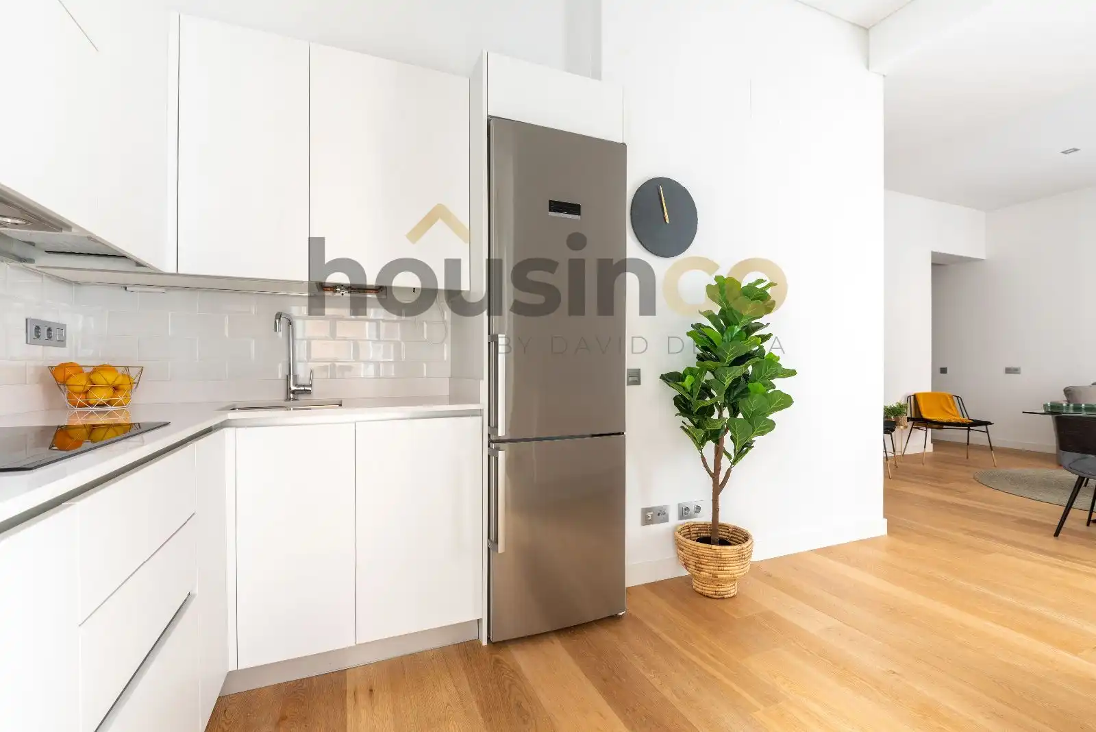 Küche von Wohnung zur Miete in Madrid mit Klimaanlage, Terrasse und Möbliert