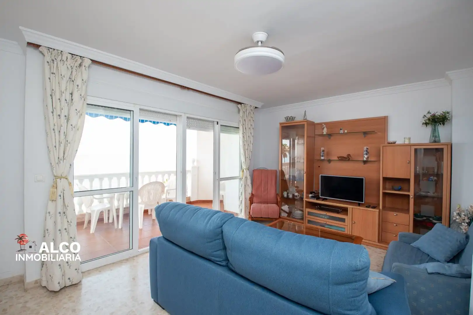 Wohnzimmer von Wohnung zur Miete in Torrox mit Terrasse