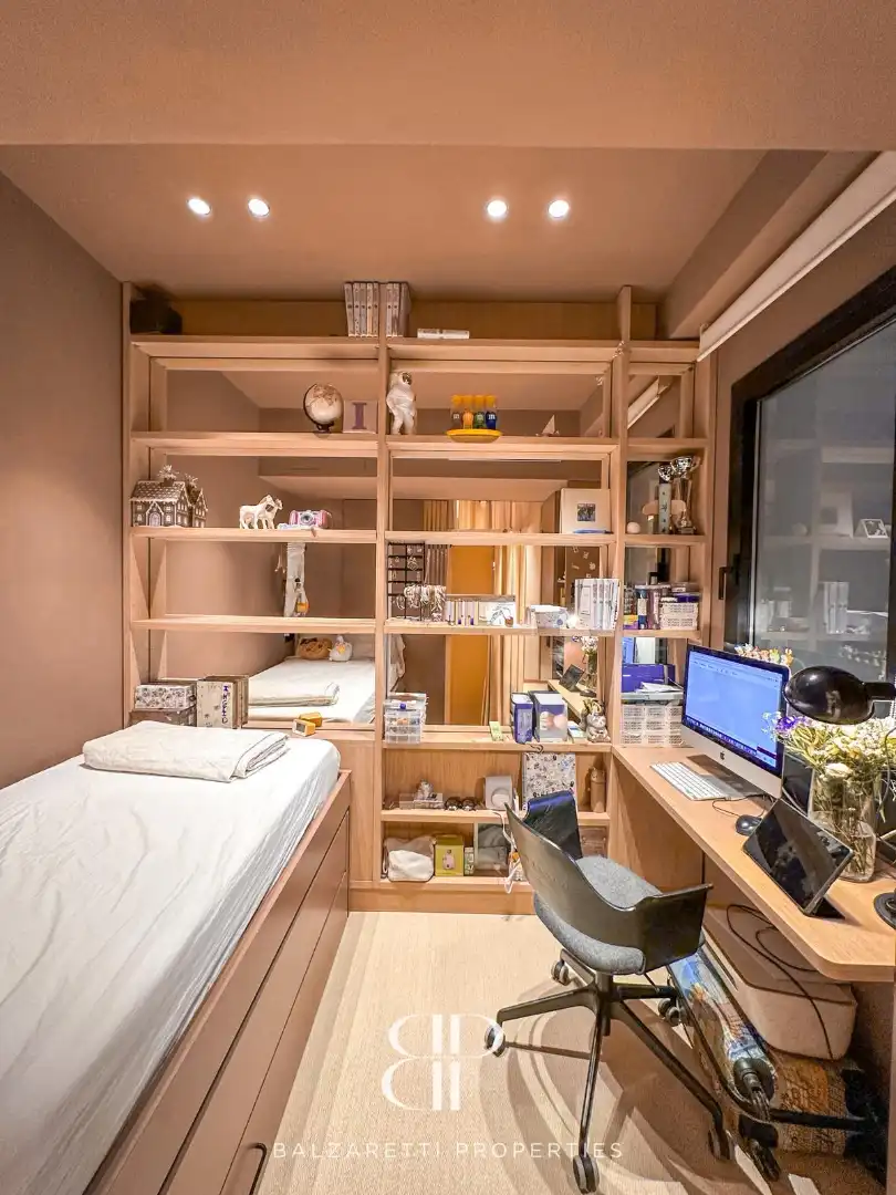 Schlafzimmer von Wohnung zur Miete in Barcelona mit Klimaanlage, Heizung und Parkett