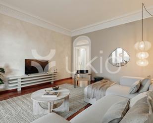 Sala d'estar de Apartament de lloguer en  Barcelona Capital amb Aire condicionat, Calefacció i Moblat