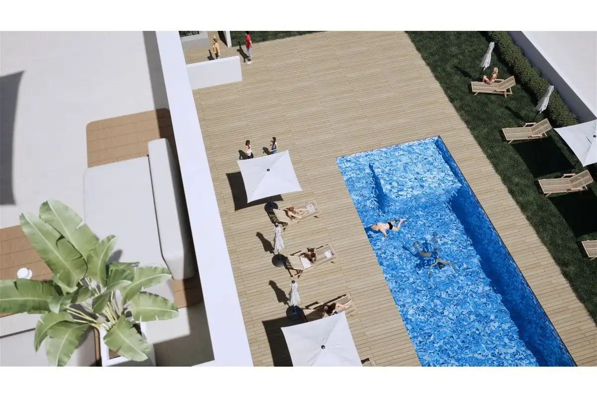 Apartamento de obra nueva con piscina en venta en Calle Penélope 22