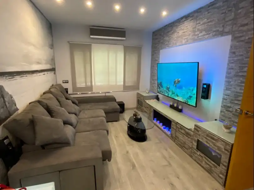 Sala de estar de Casa o chalet en venta en Umbrete con Aire acondicionado