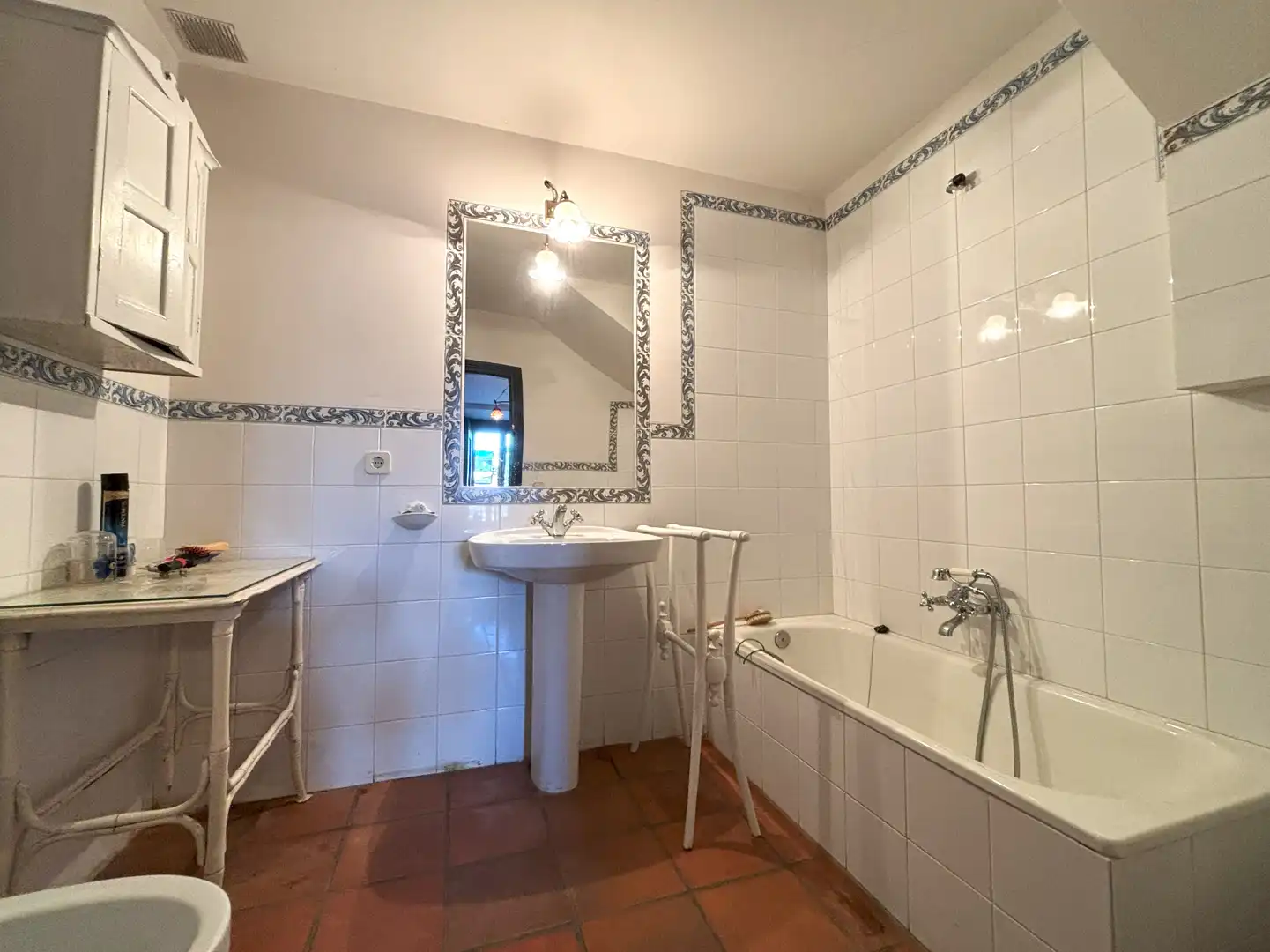 Baño de Casa adosada en venta en Real Sitio de San Ildefonso con Calefacción, Jardín privado y Parquet