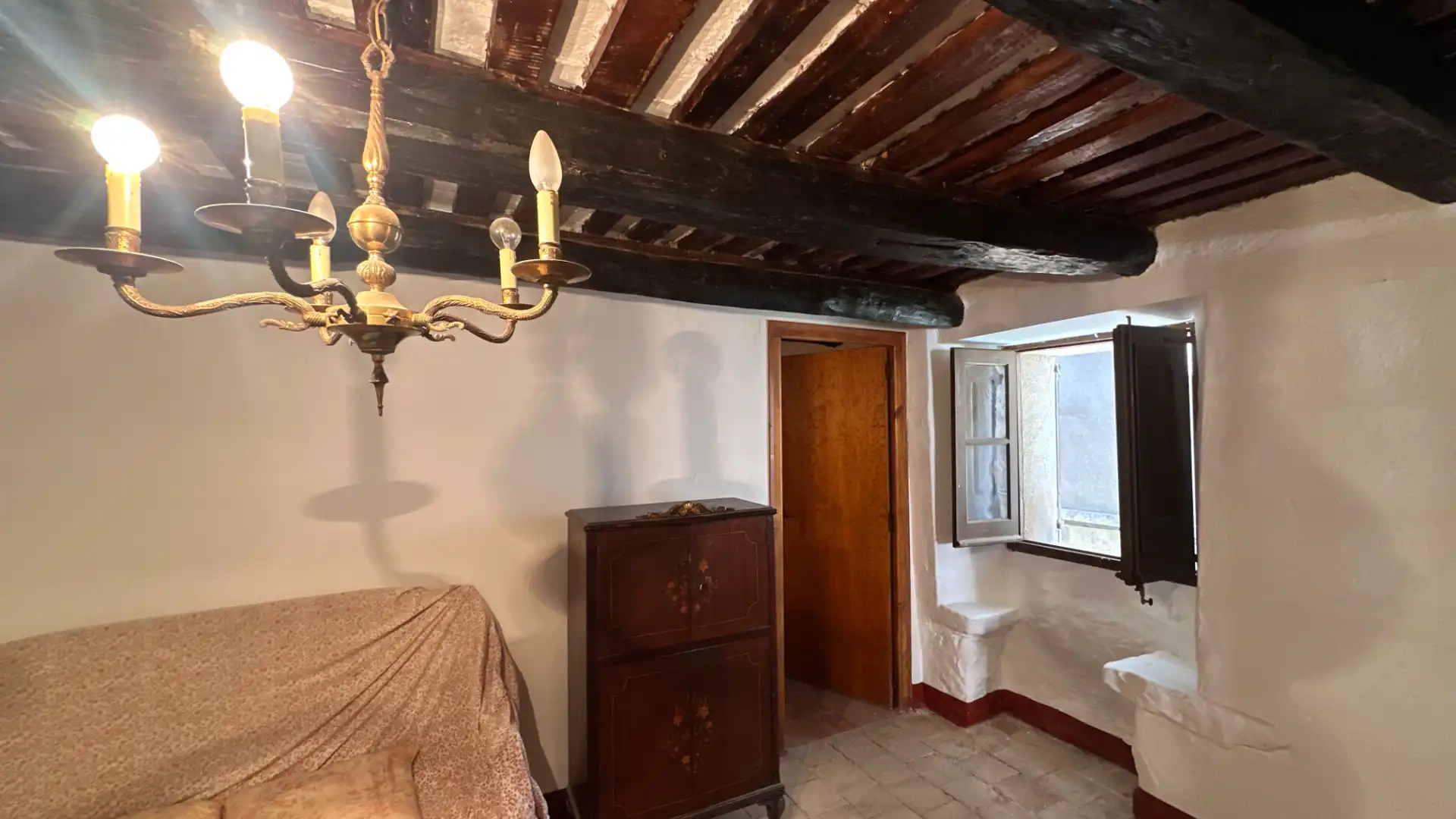 Dormitori de Casa adosada en venda en Vidrà amb Traster, Moblat i Forn