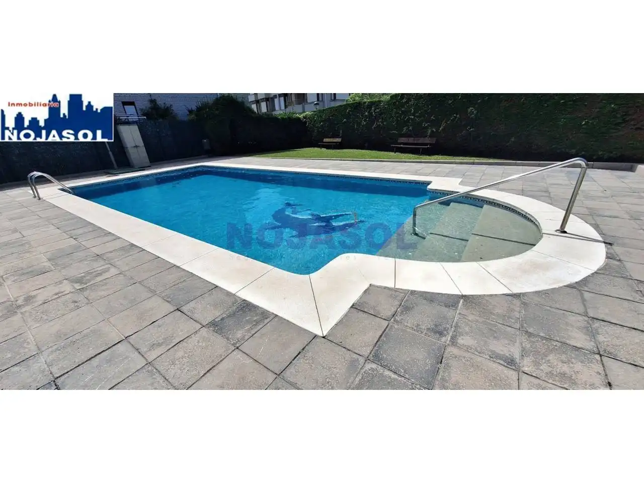 Schwimmbecken von Wohnung zur Miete in Noja mit Heizung, Terrasse und Möbliert