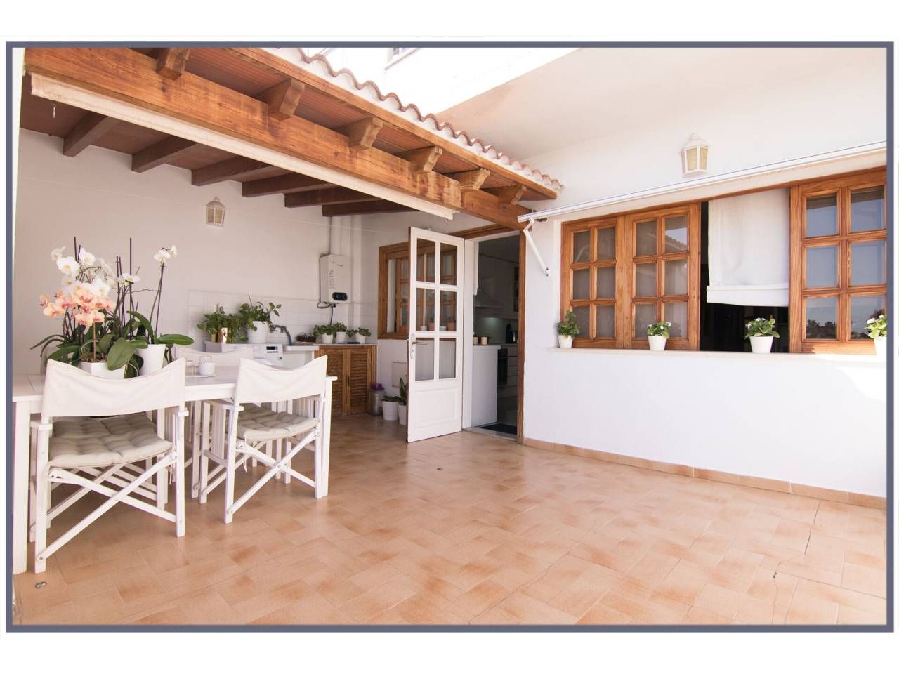 Kitchen of Flat for sale in Inca  with Heating, Terrace and Storage room